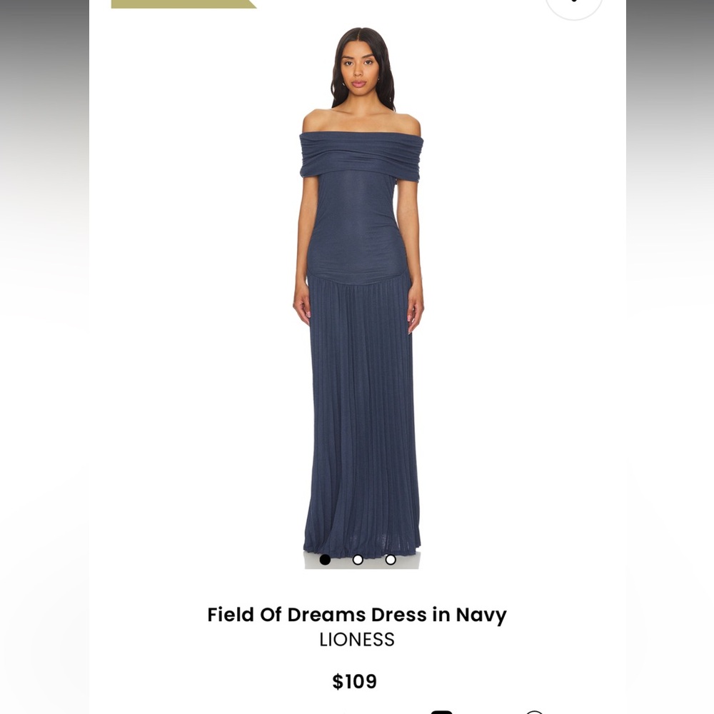 Lioness - Field Of Dreams Dress in Navy